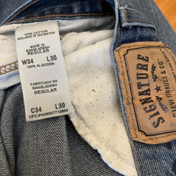 🐇 Men’s Levi Strauss jeans 34/30 - Picture 2 of 5